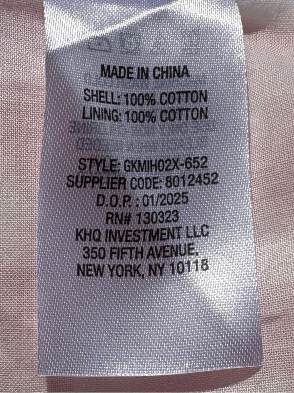Gap Kids Girl's Cotton Pink & White‎ Gingham Sundress Size XL (14/16) NWOT - Picture 14 of 16